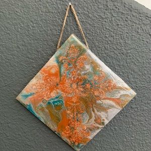 Sparkle Cross on Acrylic Paint Home Decor